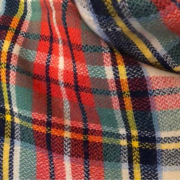 Beautiful large red, yellow, cream and black scarf!Multi colored so versatile🥰 - Picture 3 of 3